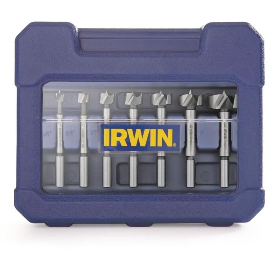 Irwin 1966892 Marples Wood Drilling Forstner Bit Set 8-Piece - Image 1