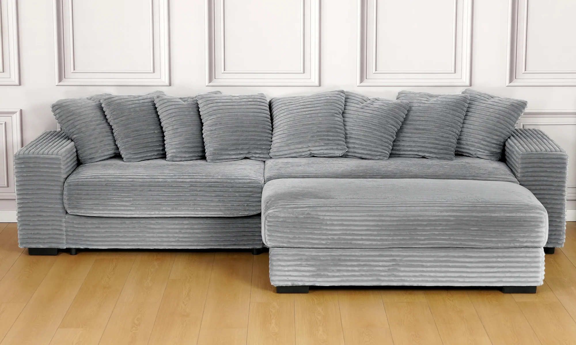 Advwin Oversized L Shape Sofa With Chaise - Image 2
