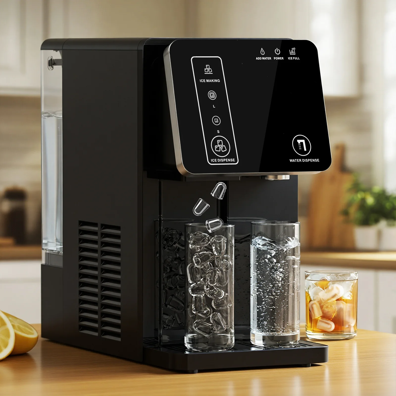 Advwin 2-in-1 Nugget  Ice Maker w/ Water Dispenser