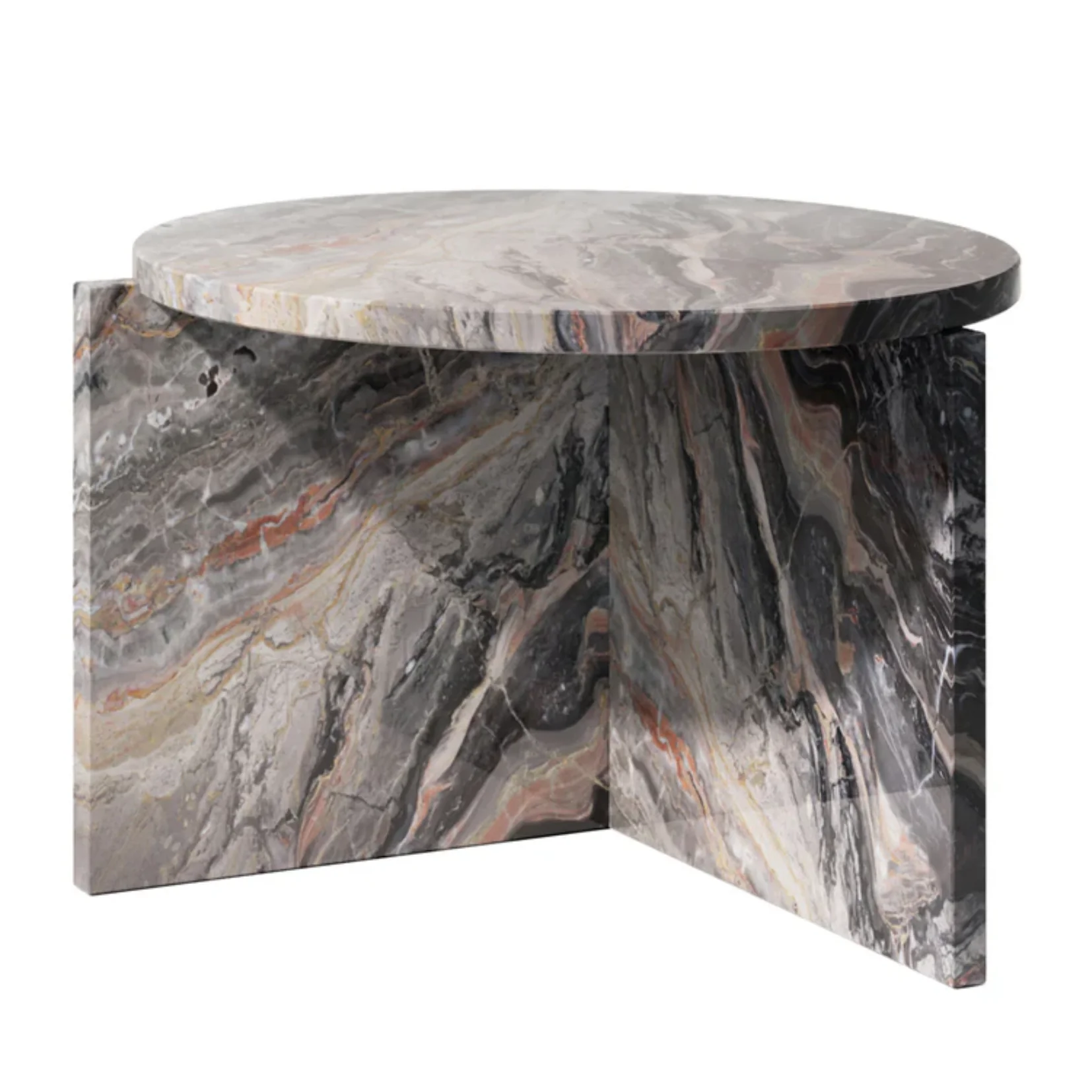 SECOLO | ORIGIN ROUND ARABESCATO OROBICO SIDE TABLE | $4,810 - Image 1
