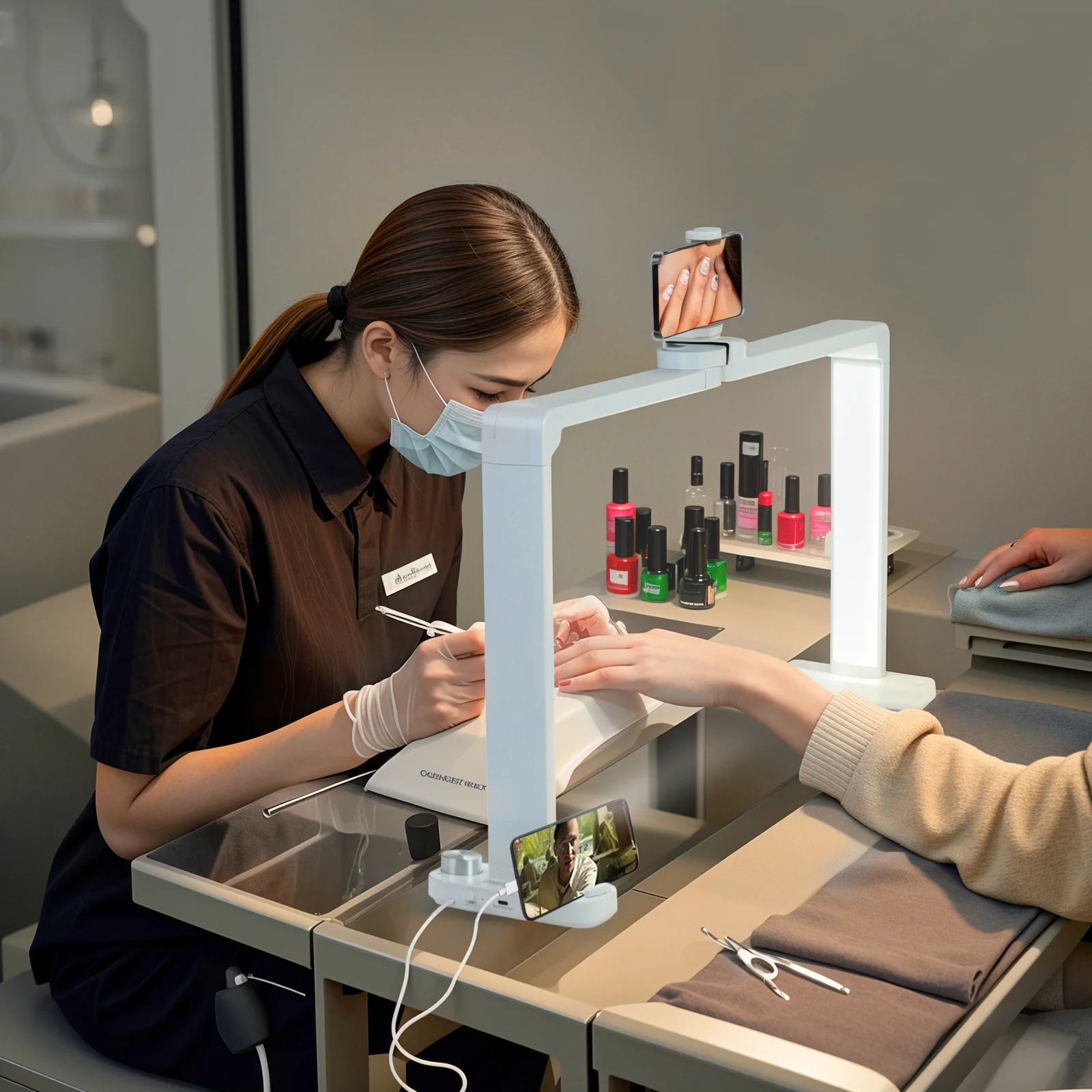 Advwin Nail Lamp Foldable with USB Ports - Image 3