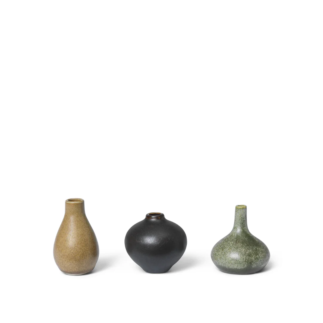FERM LIVING | KOMO MINI VASE SET OF 3 | .00
