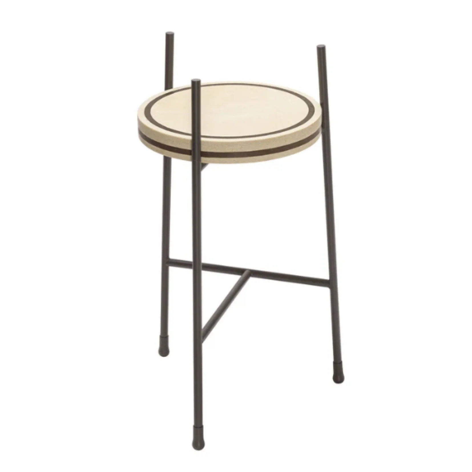 GIOBAGNARA | OBLIVION ROUND TRAVERTINE TABLE | $1,790.00 - Image 1
