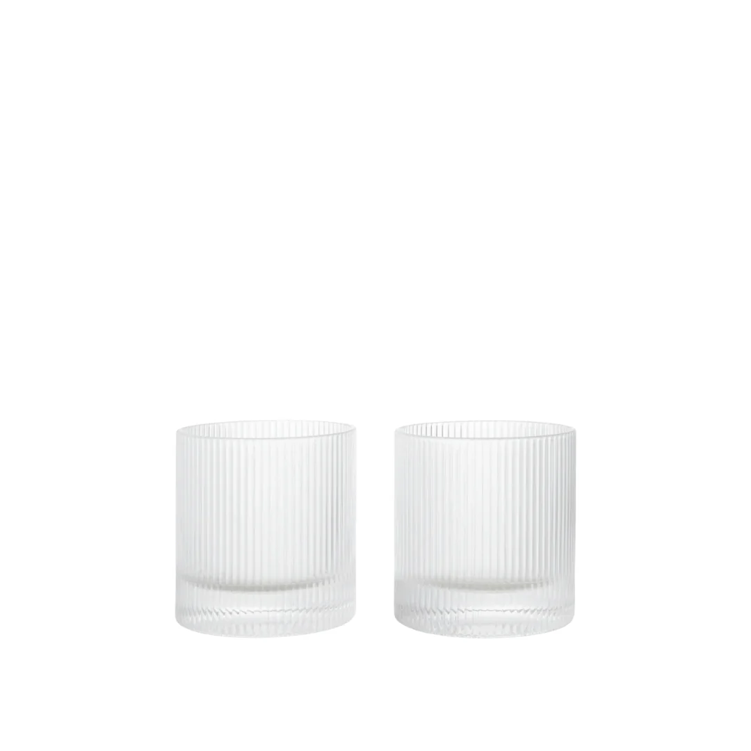 FERM LIVING | RIPPLE TUMBLER GLASSES SET OF 2 | $65.00 - Image 3