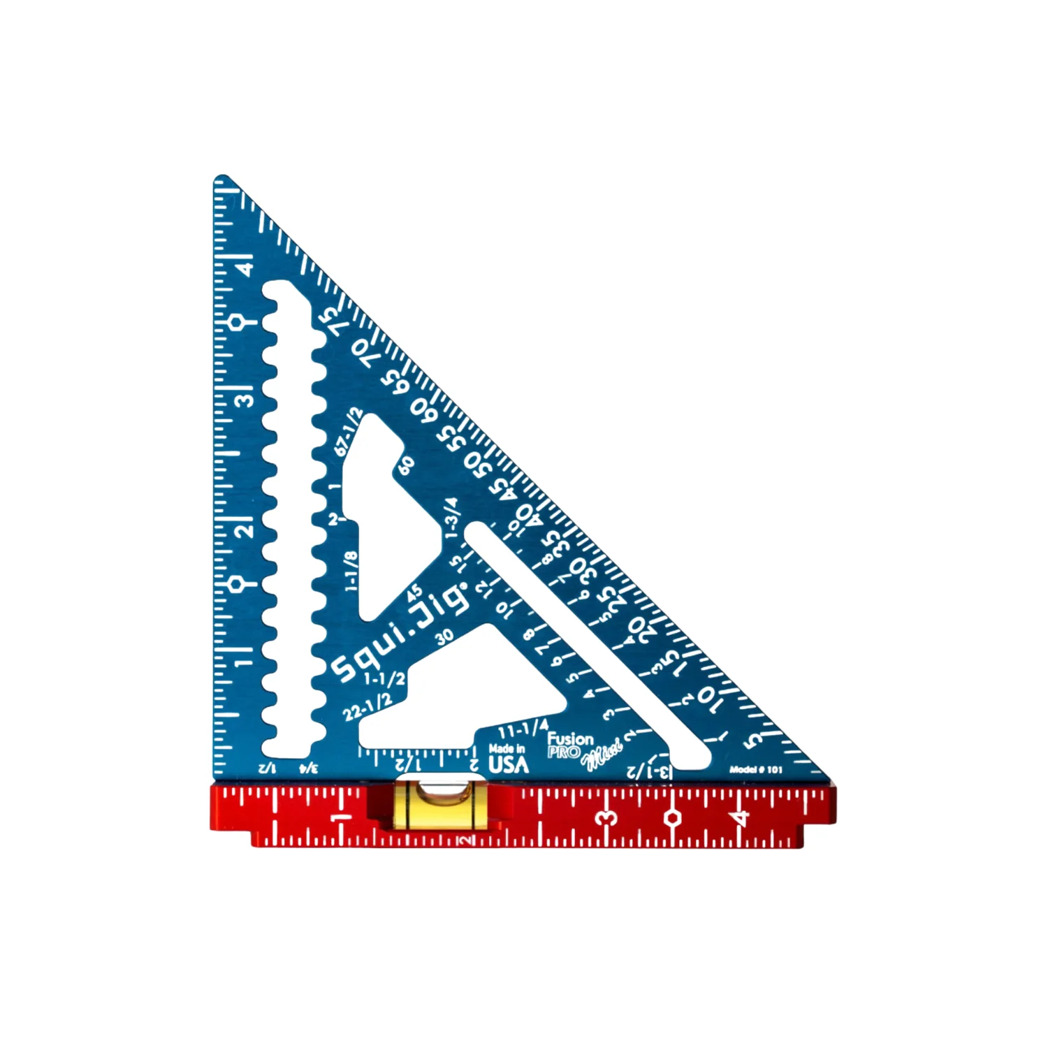 SquiJig 4.5″ Mini Pro Square, Red/White/Blue