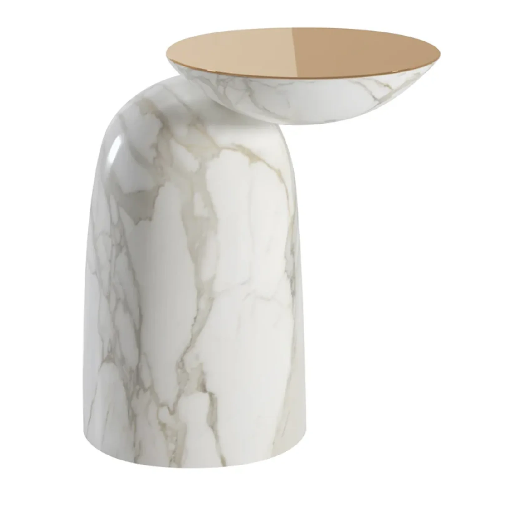 SECOLO | PINGU CALACATTA MARBLE SIDE TABLE | $8,380 - Image 1