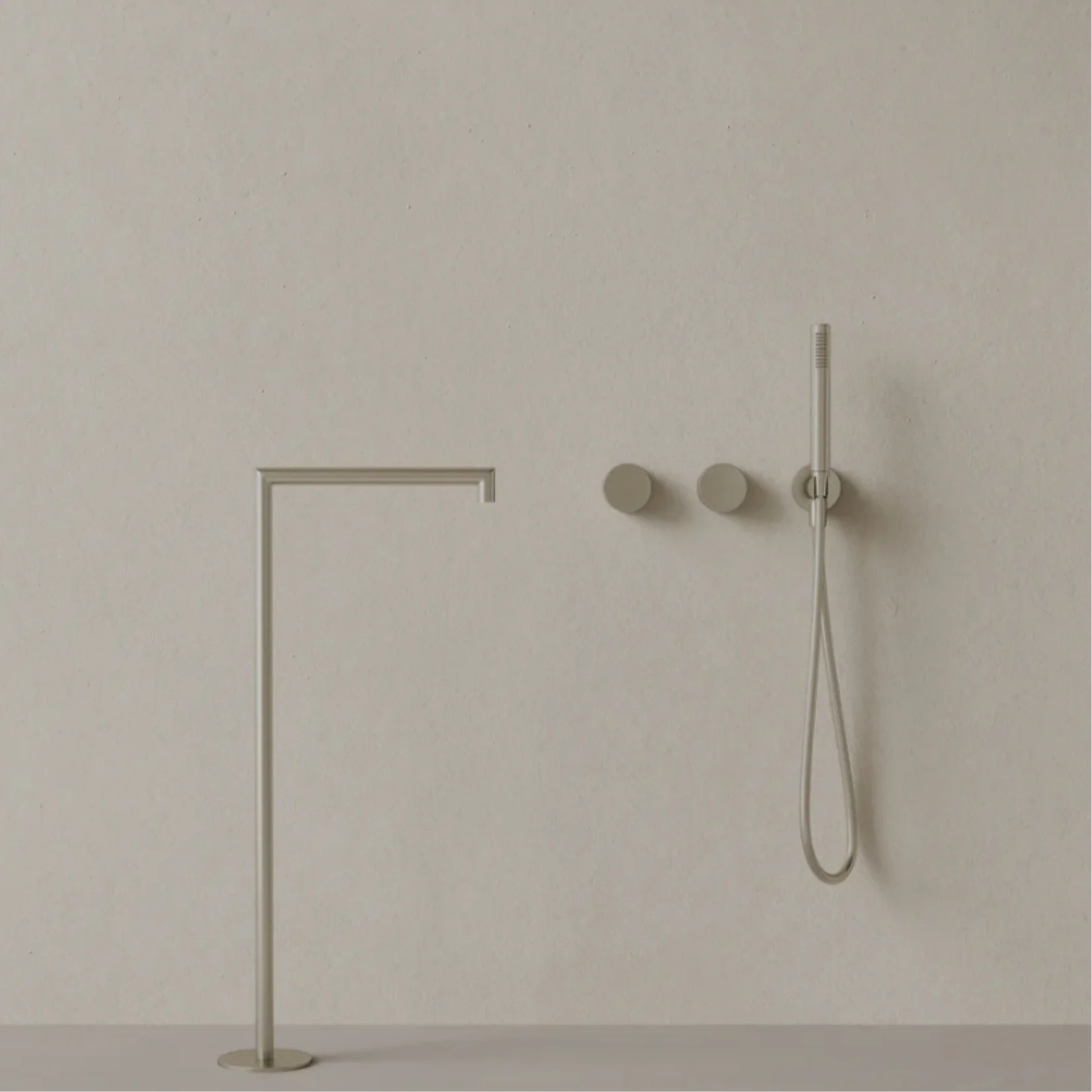 ELEMENTO BATH | SQUARE FLOOR-MOUNTED BATHTUB FILLER | $2,270.55 - Image 1