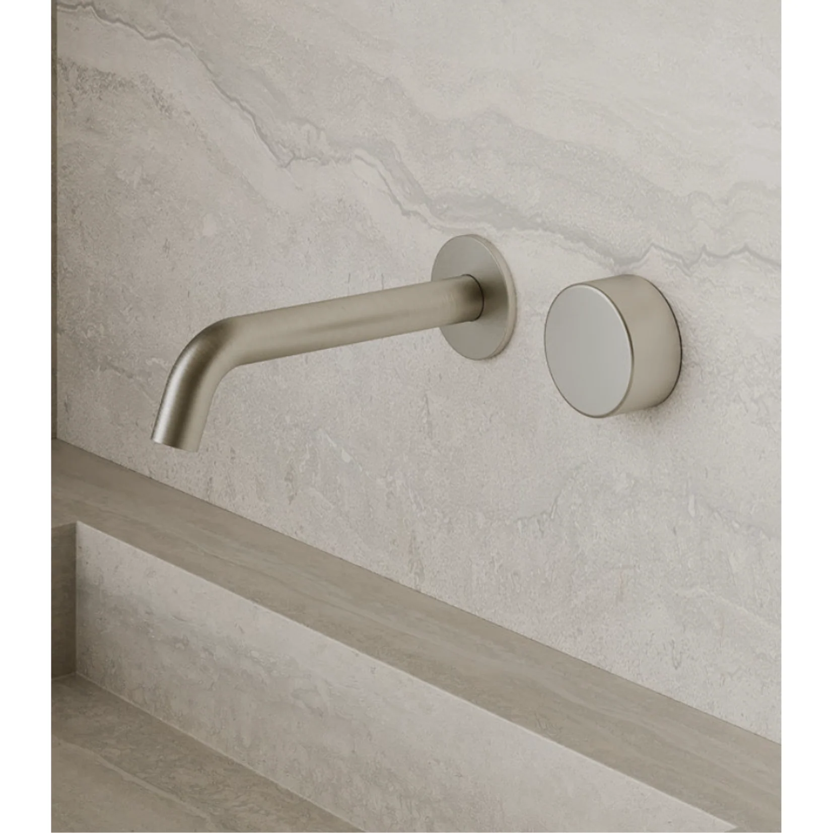 ELEMENTO BATH | CURVED WALL MOUNTED FAUCET | 0.00 – 0.00
