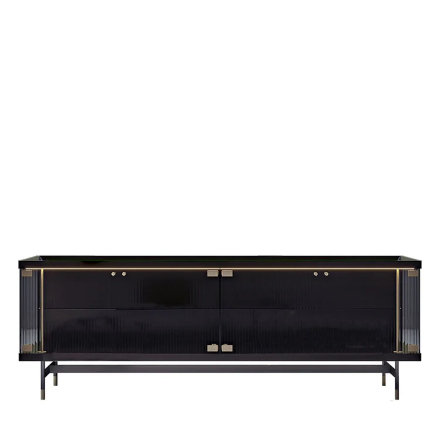 BAMAX | 4-DOOR CHANNELED GLASS SIDEBOARD | $16,164.00 - Image 1