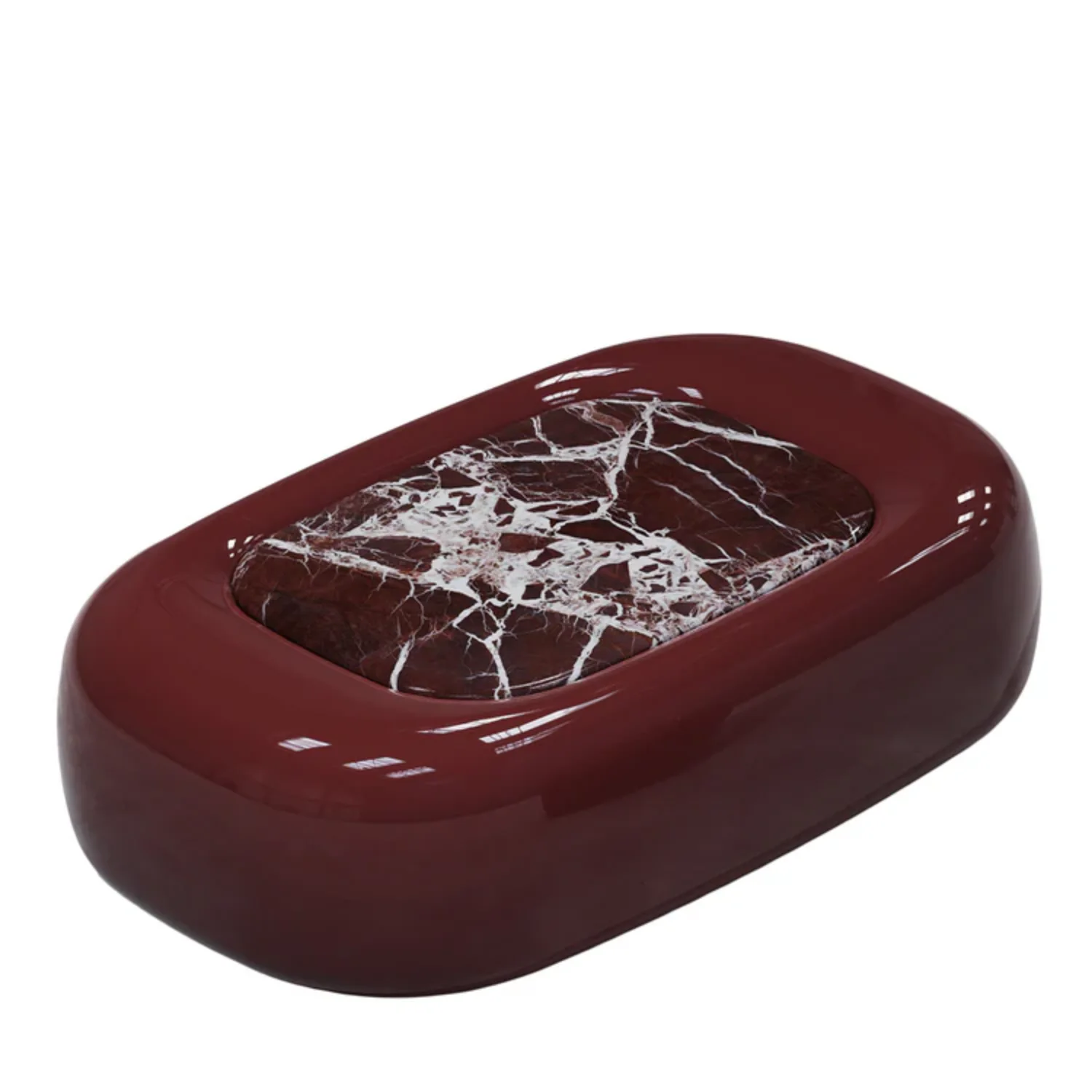 SECOLO | ERWIN ROSSO LEVANTO MARBLE COFFE TABLE | $9,270 - Image 1