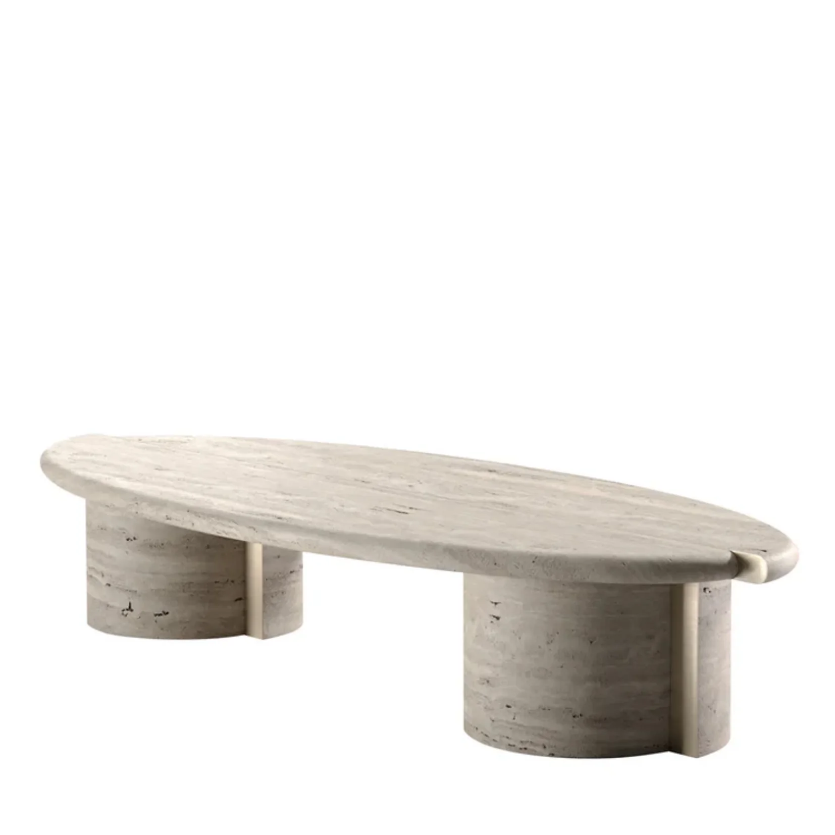 SECOLO | TAYMA TRAVERTINO COFFEE TABLE | $13,565 - Image 1
