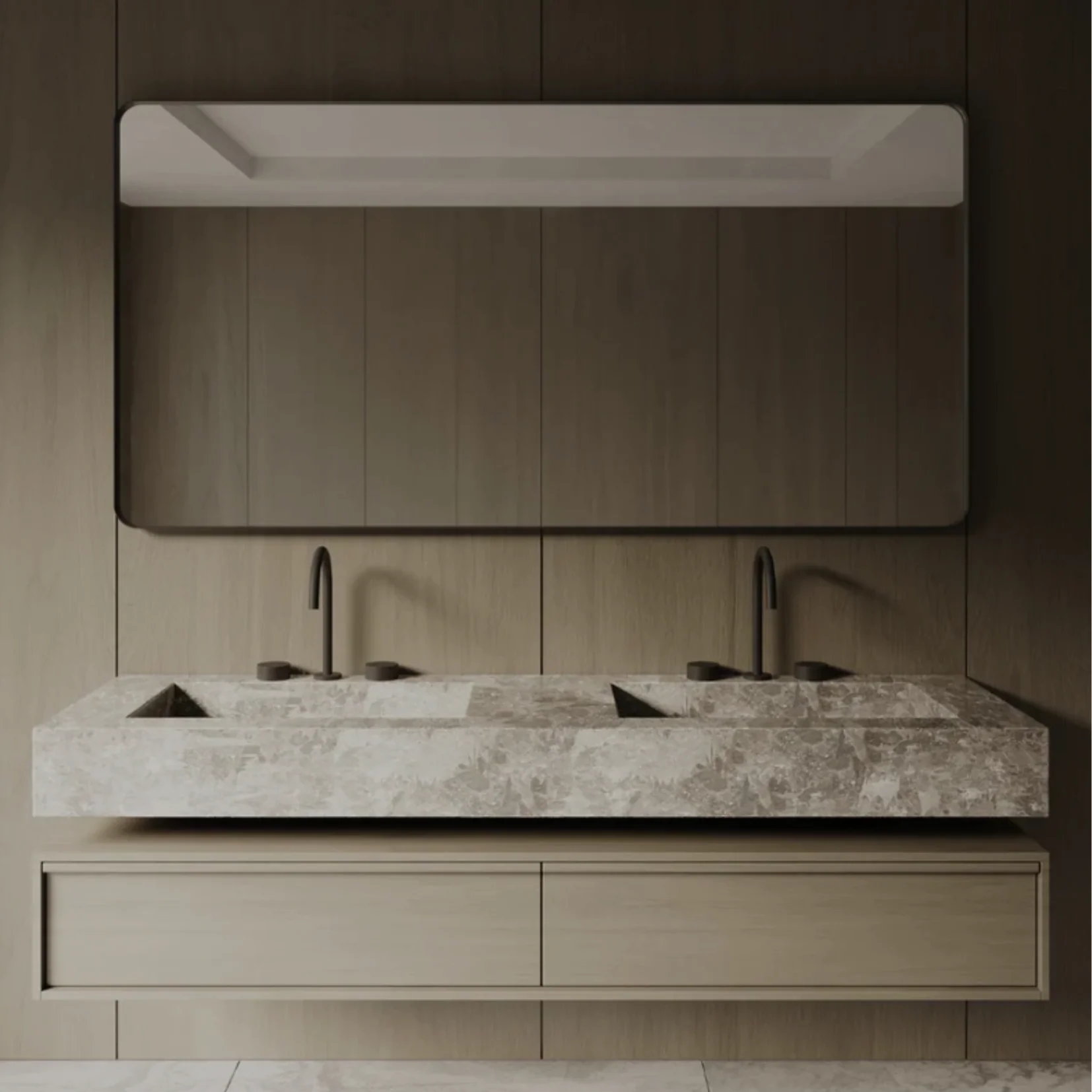 ELEMENTO BATH | 72″ x 36″ OVERSIZED METAL FRAME MIRROR | 5.00
