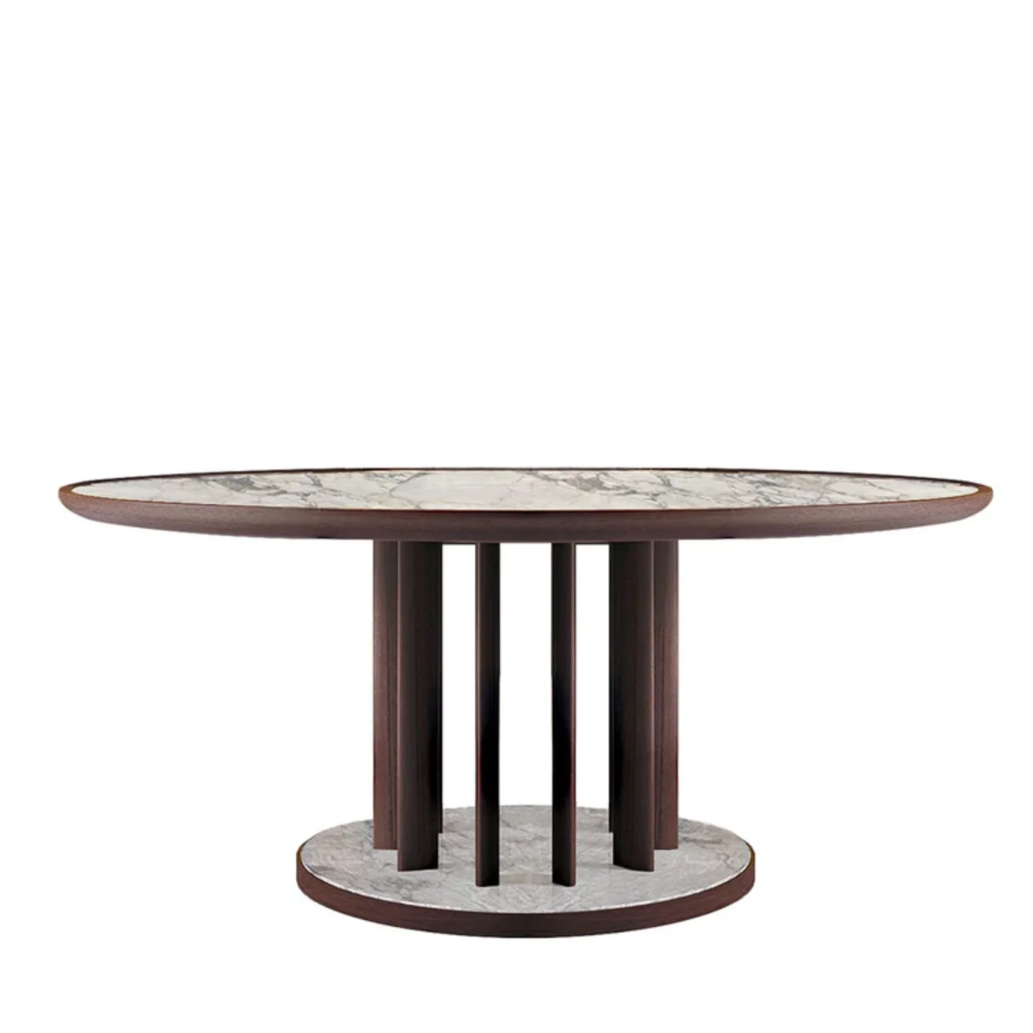 BAMAX | ROUND EARTHENWARE AND CANALETTO TABLE | ,240.00