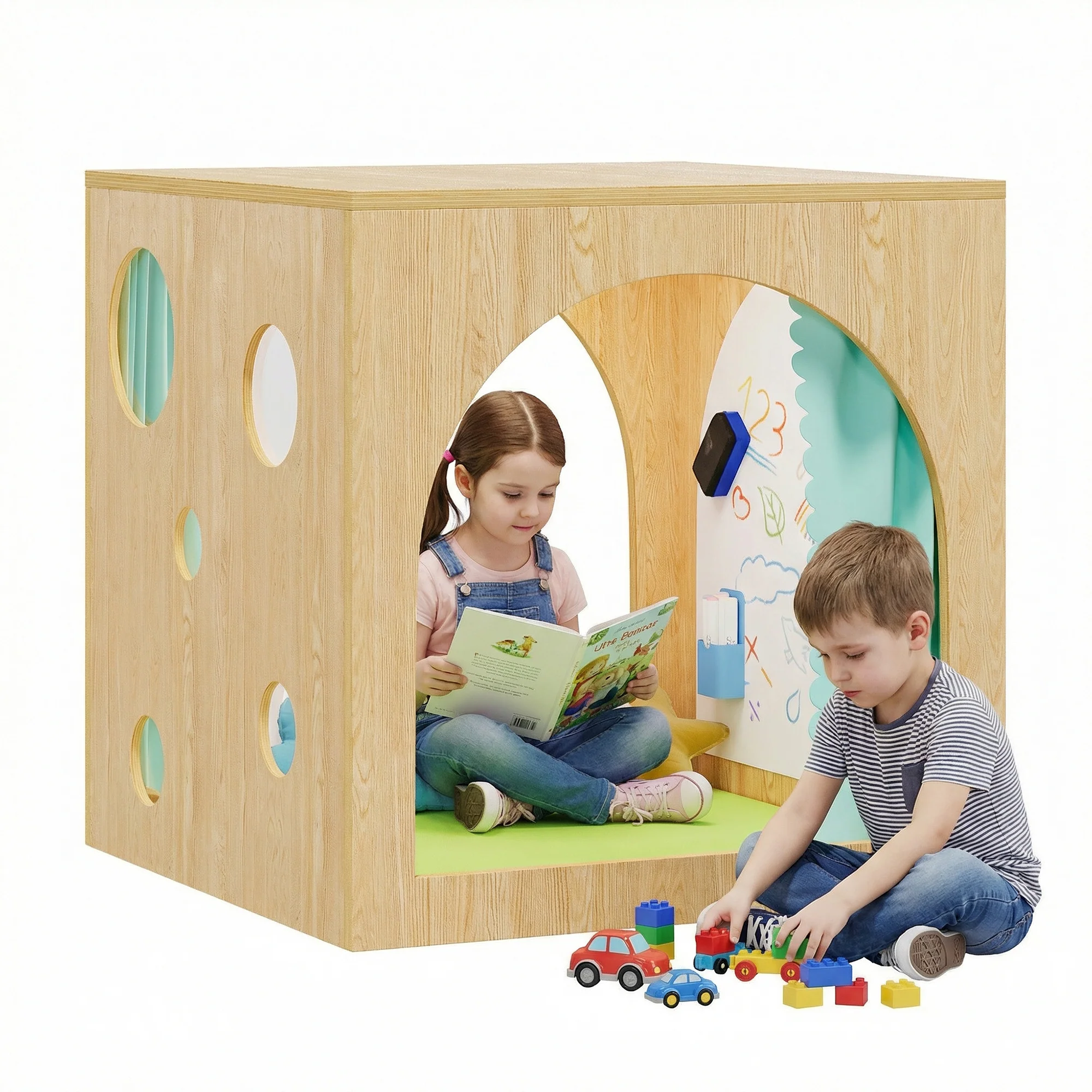 Advwin Kids Porthole Cube Cozy Corner