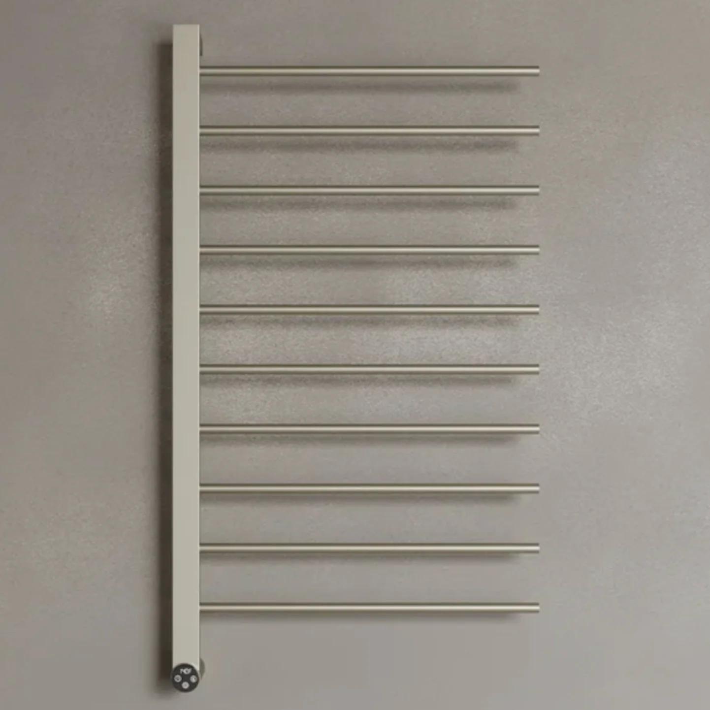 ELEMENTO BATH | WALL-MOUNTED 10 ROD HEATED TOWEL RACK WITH DIGITAL DISPLAY | $696.47 - $787.59 - Image 1