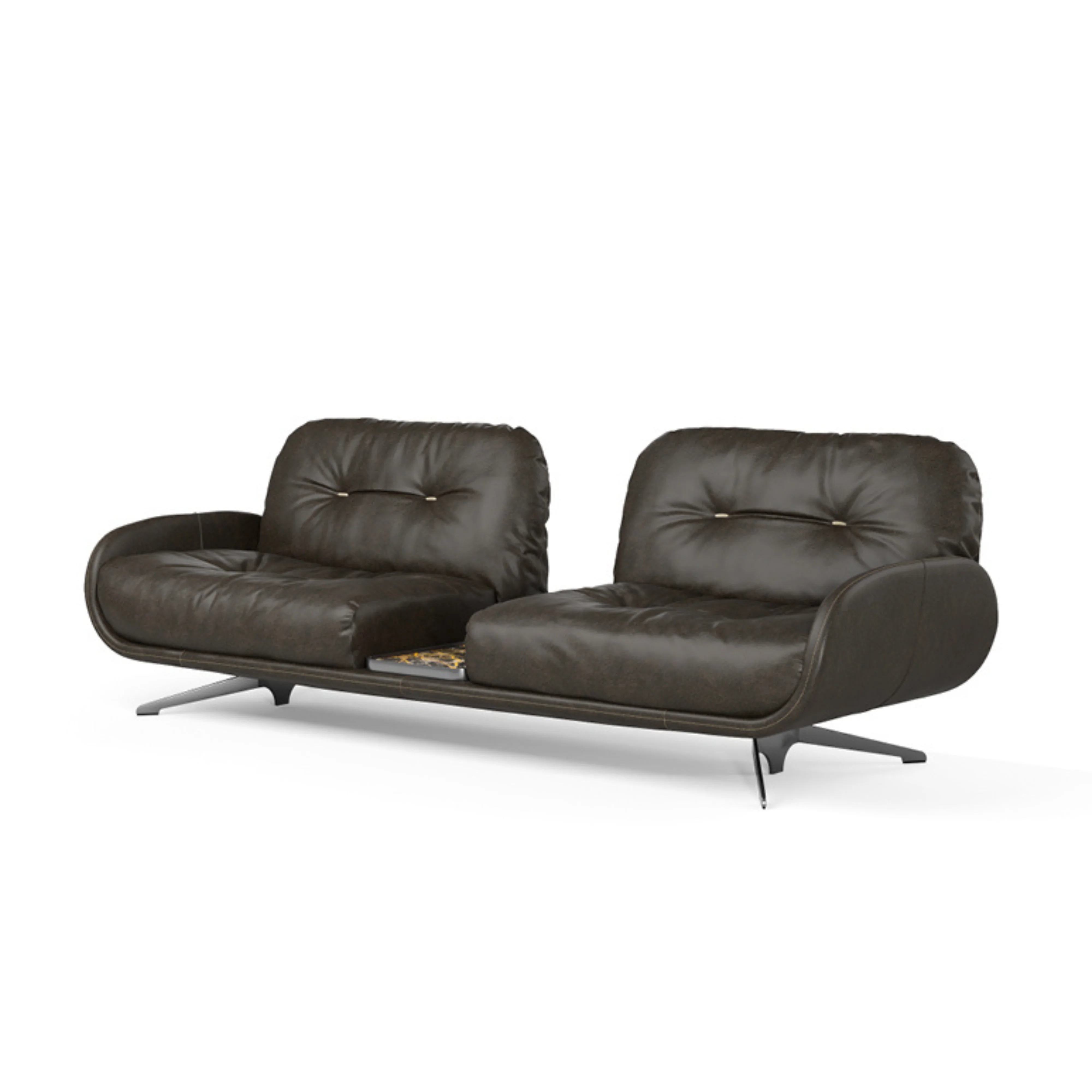 AYTON 2 SEATER SOFA WITH BUILT IN TABLE | $20,500.00 - Image 2