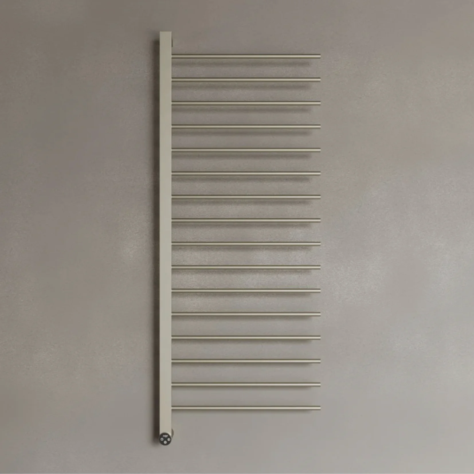 ELEMENTO BATH | WALL-MOUNTED 16 ROD HEATED TOWEL RACK WITH DIGITAL DISPLAY | $1,013.58 - $1,221.35 - Image 1