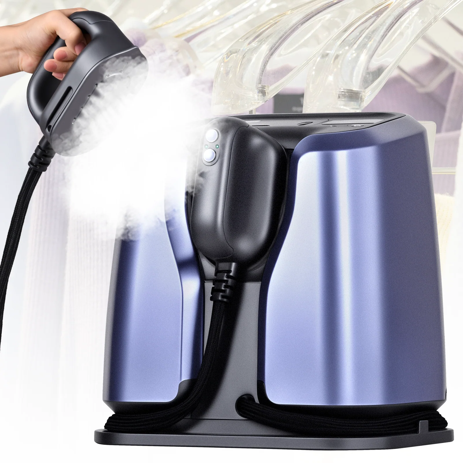 Advwin 2200W Dual Heating Steam Iron for Clothes