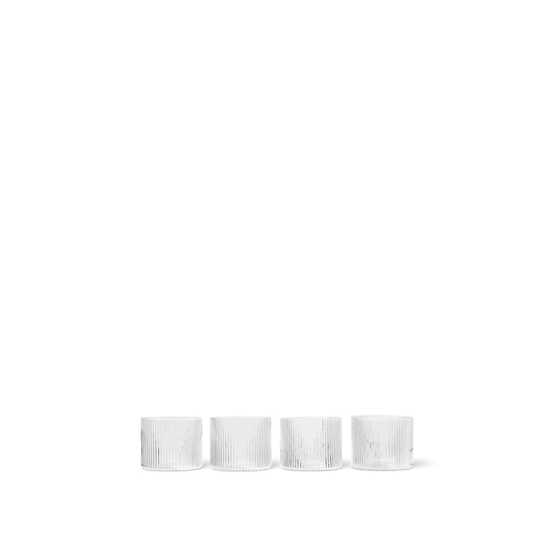 FERM LIVING | RIPPLE LOW GLASSES SET OF 4 | $59.00 - Image 3