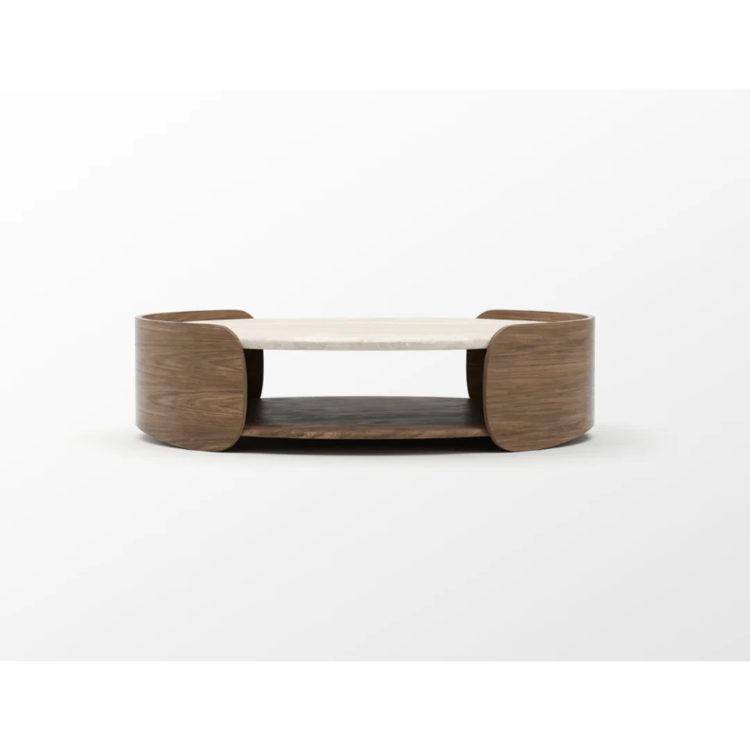 CARACOLE | Coffee & Cocktail Table Fleur Open Cocktail Table W/Wood Shelf | ,920.00