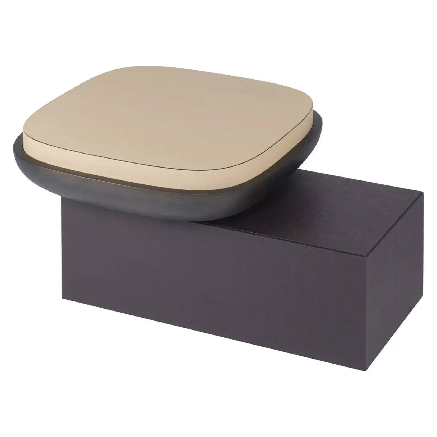 GIOBAGNARA | LEATHER STOOL AND TABLE, OLYMPIA | ,591.00
