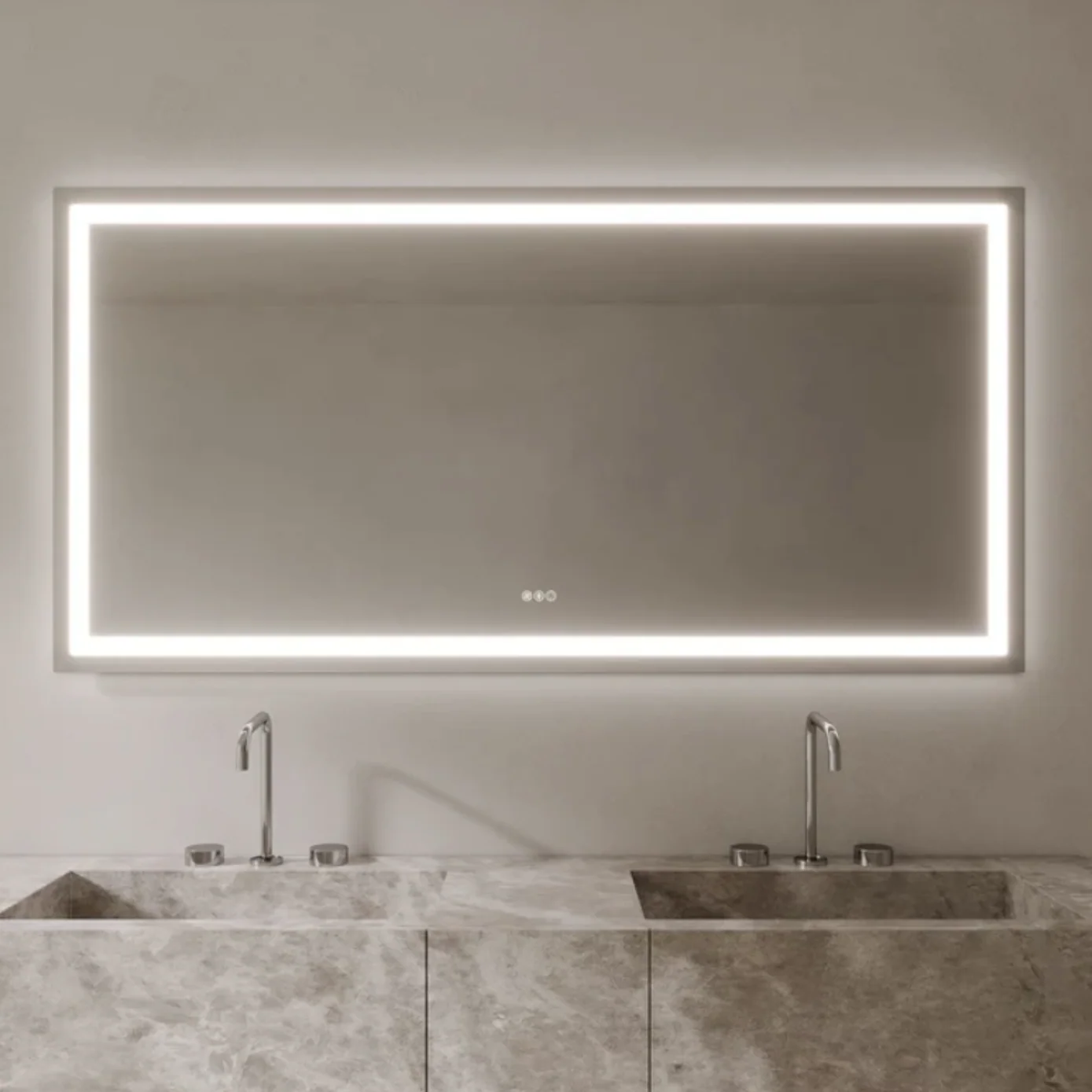 ELEMENTO BATH | 72″ x 36″ OVERSIZED LED MIRROR | 9.00