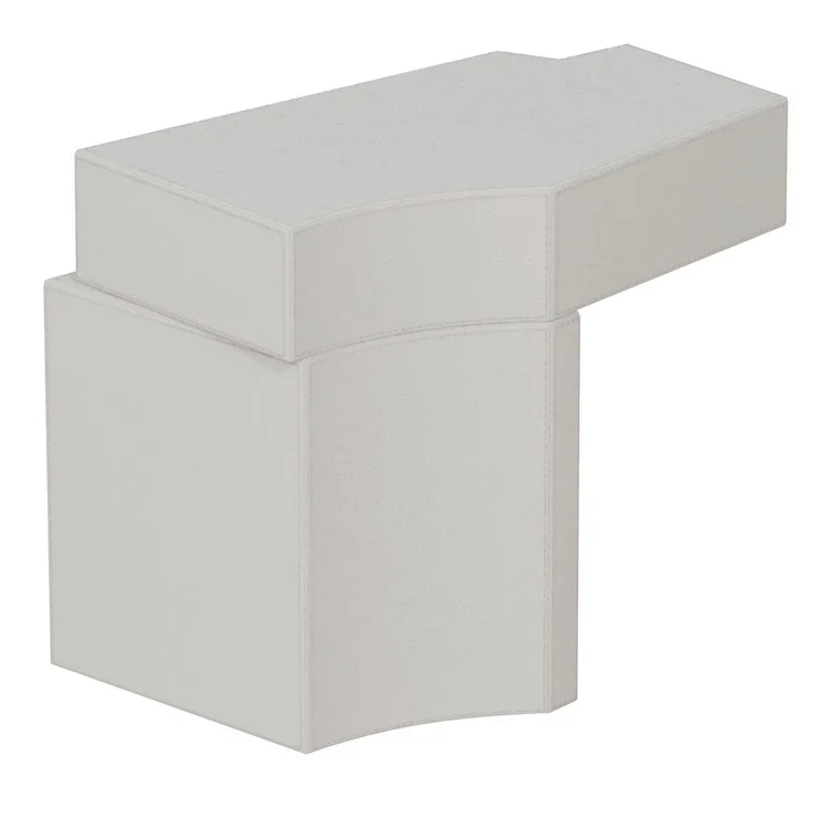 SECOLO | HIRI WHITE LEATHER SIDE TABLE | $ 5,580 - Image 1