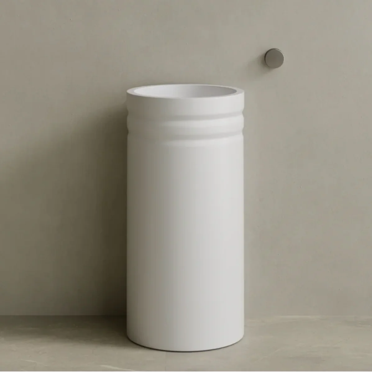 ELEMENTO BATH | 17″ x 33″ SOLID SURFACE RESIN PEDESTAL SINK | ,478.50 – ,556.20