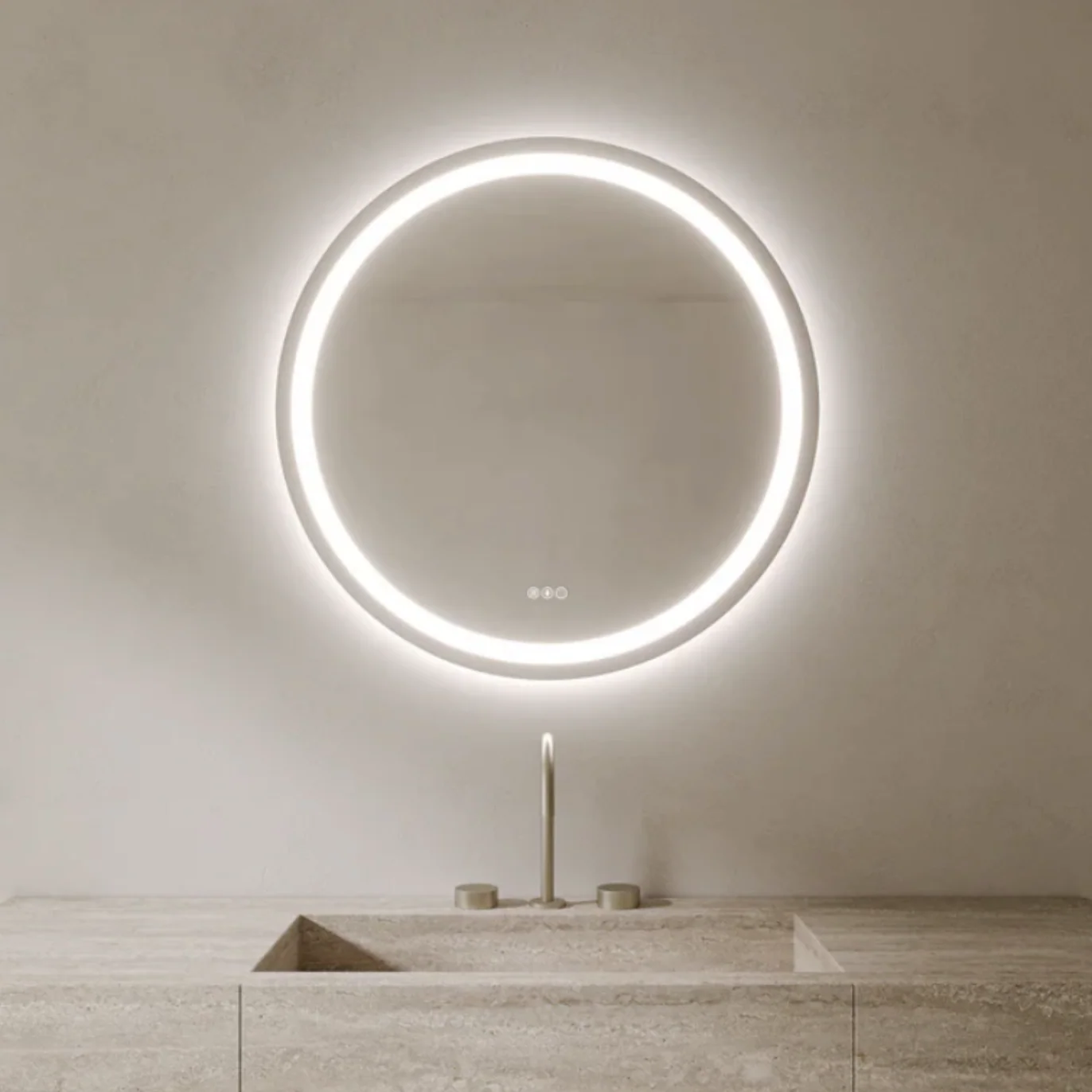 ELEMENTO BATH | 36" ROUNDED LED MIRROR | $379.00 - Image 1