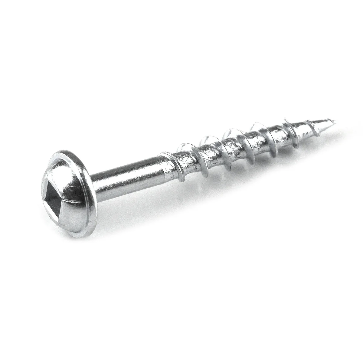Kreg Tool #8 1-1/4-in. Coarse Washer Head Zinc Pocket-Hole Screws, 1200 Count for Indoor Wood Joinery (SML-C125-1200)