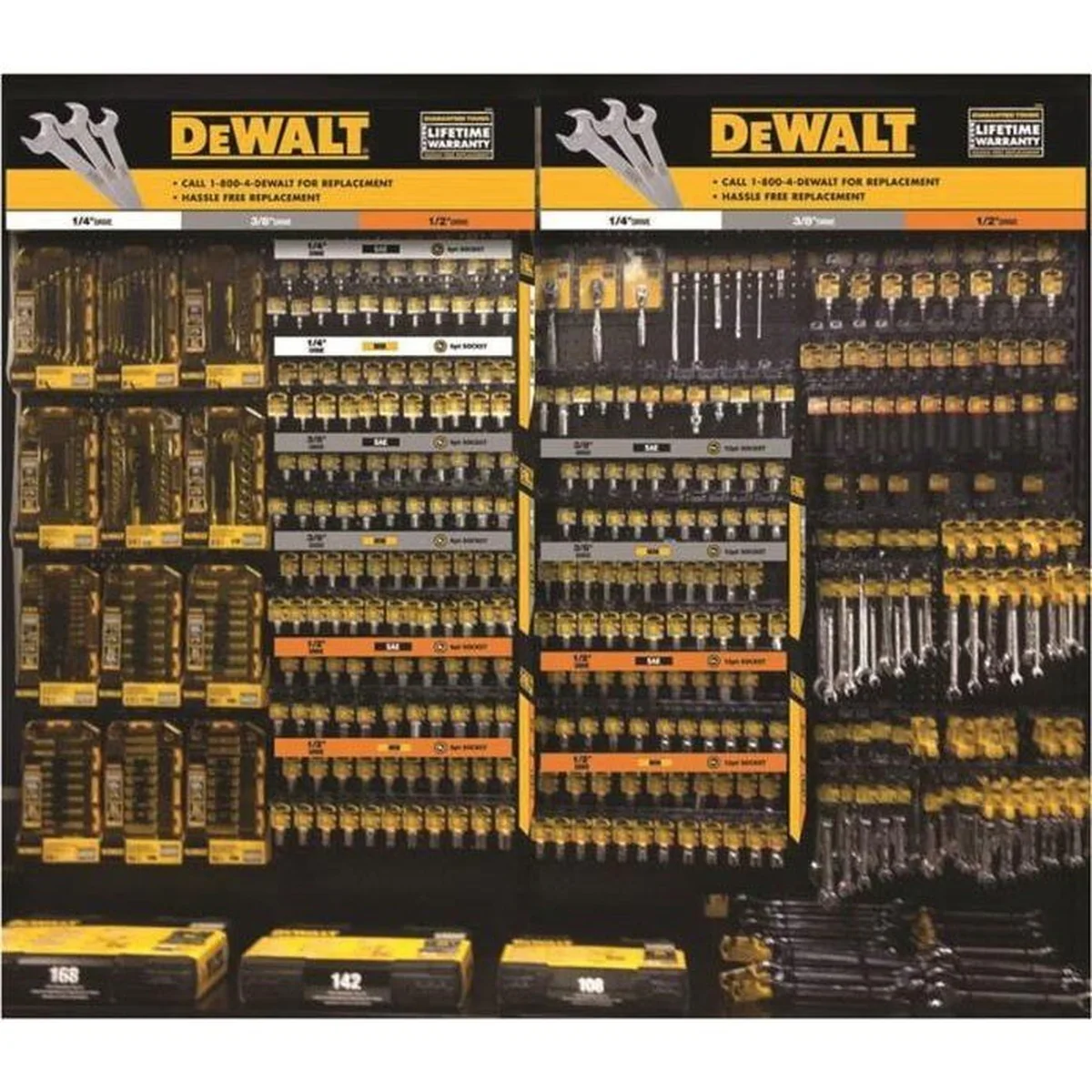 DEWALT 44-Piece 1/2-in. Drive Deep Impact Socket Set, Metric/SAE (DWMT74223) - Image 1