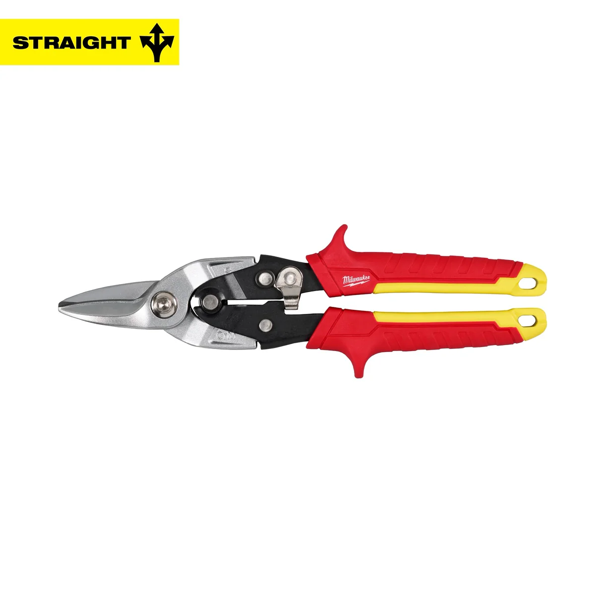 Milwaukee 10-in. Straight Cutting Aviation Snips with Comfort Grip (48-22-4560) - Image 1