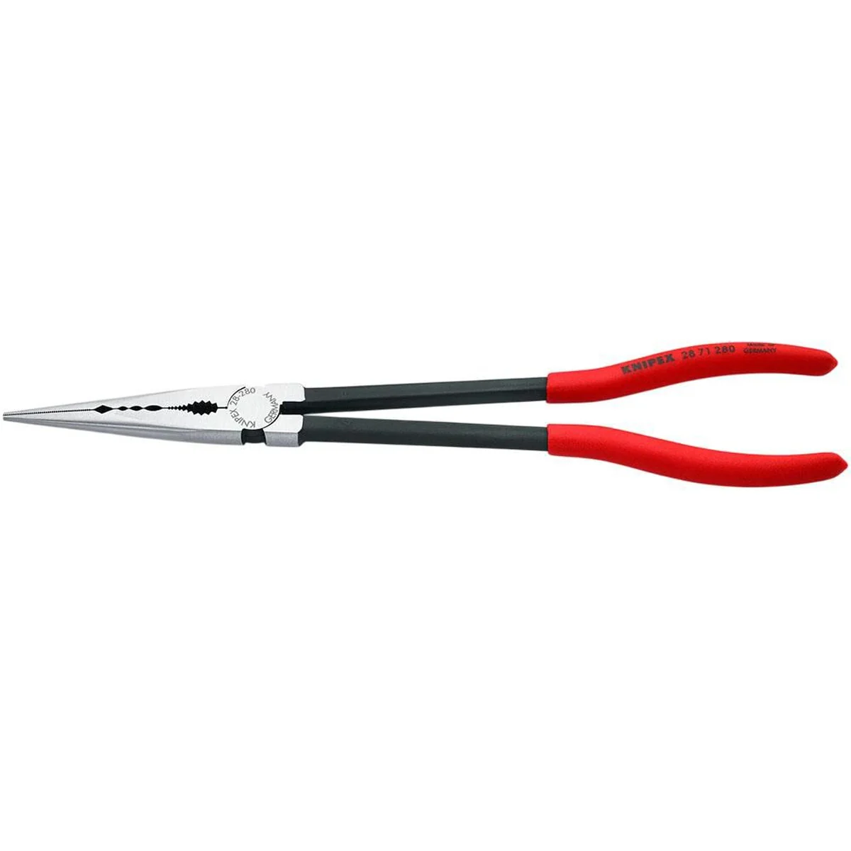 Knipex 11-in. Extra Long Reach Needle Nose Pliers for Hard-to-Reach Gripping (28 71 280 SBA) - Image 1