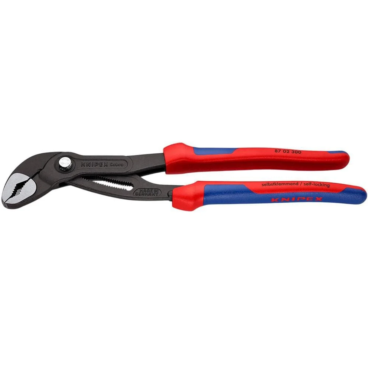 Knipex Cobra 12-in. Water Pump Pliers with Comfort Grip (87 02 300 SBA) - Image 1