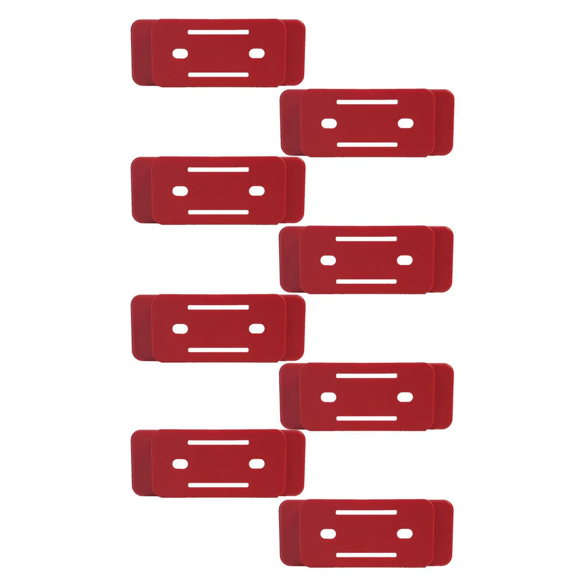 StealthMounts Milwaukee PACKOUT Feet Red 8-Pack Mounting Accessory for Storage Customization (PAC-F-02-8) - Image 1
