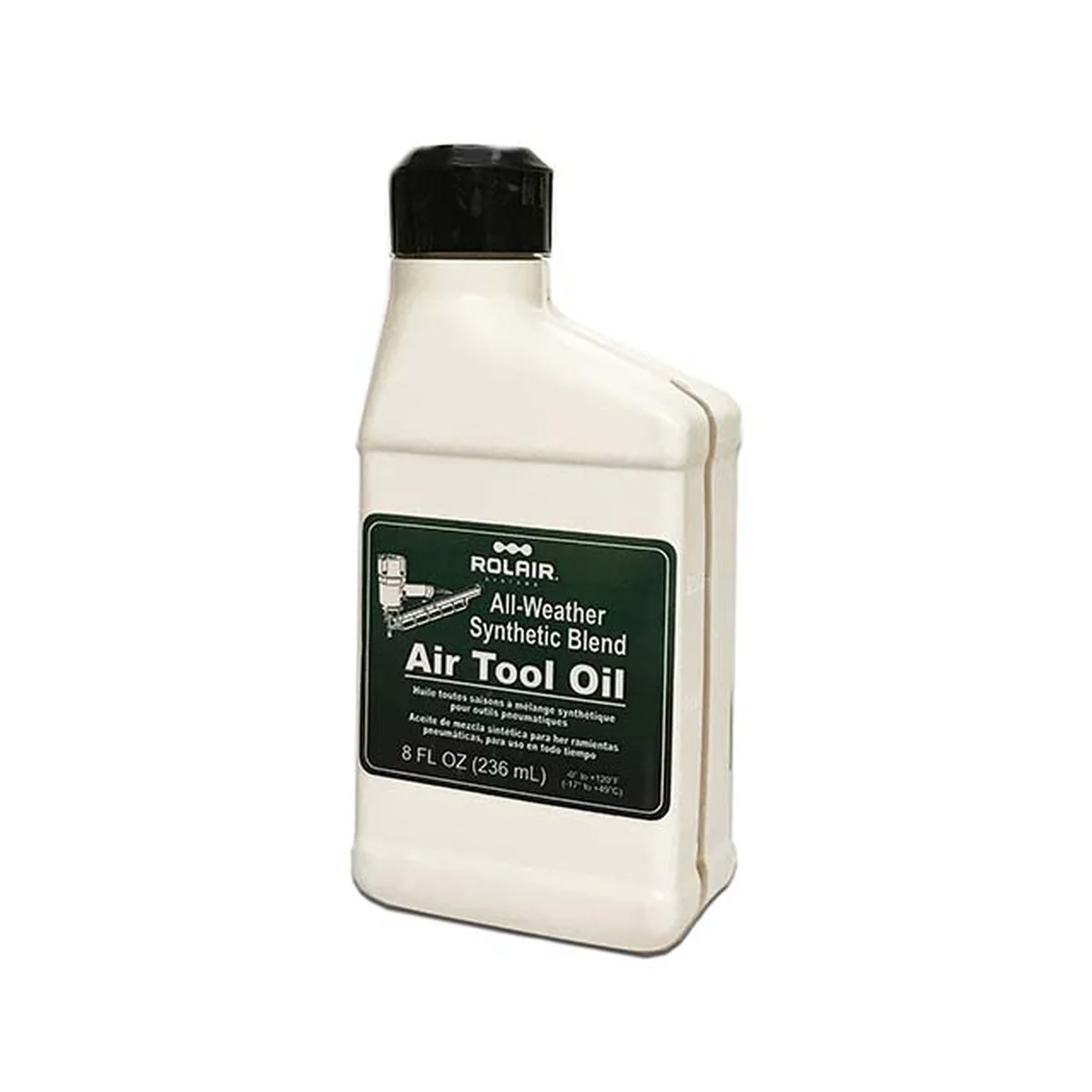 Rolair 8 oz. Synthetic All-Weather Air Tool Oil for Pneumatic Tools (OILTOOL8) - Image 1