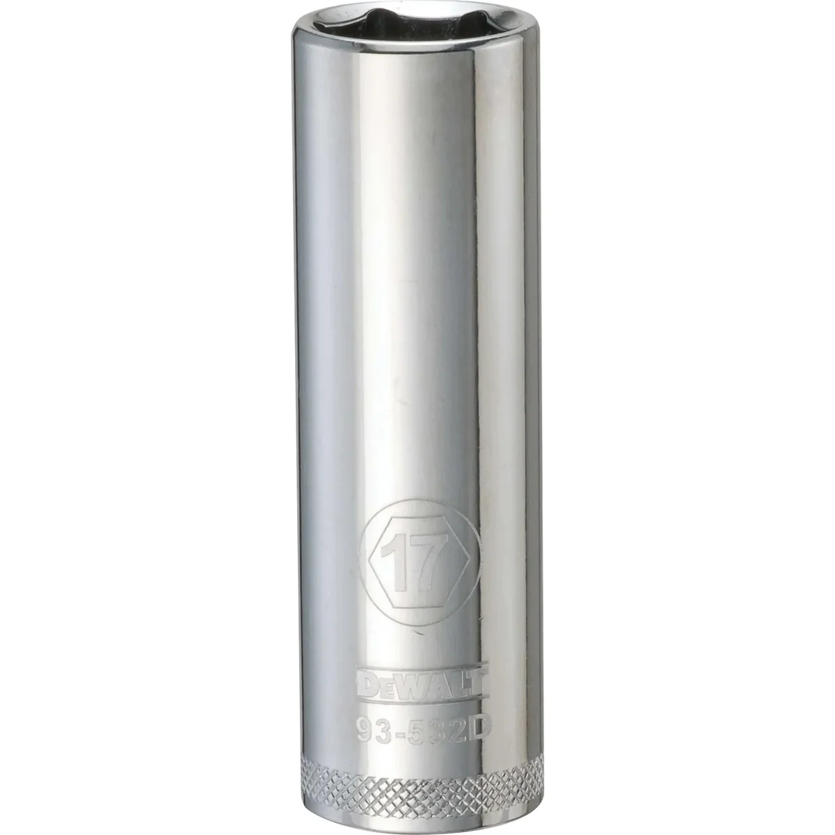 DEWALT 1/2-in. Drive 17 mm 6-Point Deep Socket with DirectTorque Technology (DWMT93532OSP) - Image 1