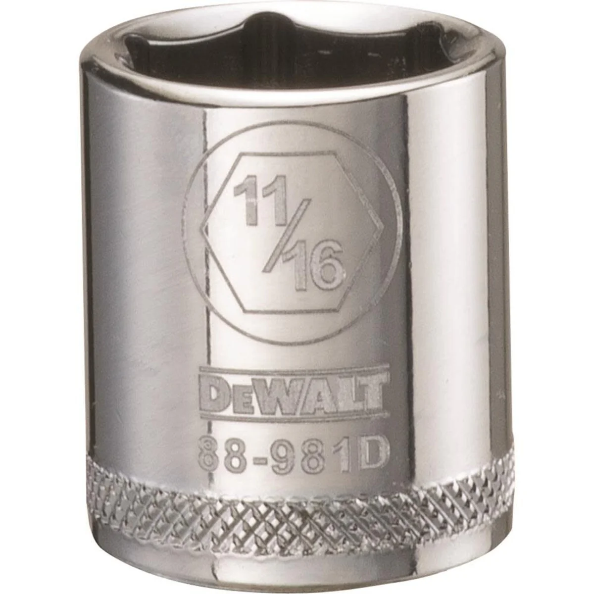 DEWALT 3/8 in. Drive 11/16 in. SAE 6-Point Socket with DirectTorque Technology (DWMT88981OSP) - Image 1