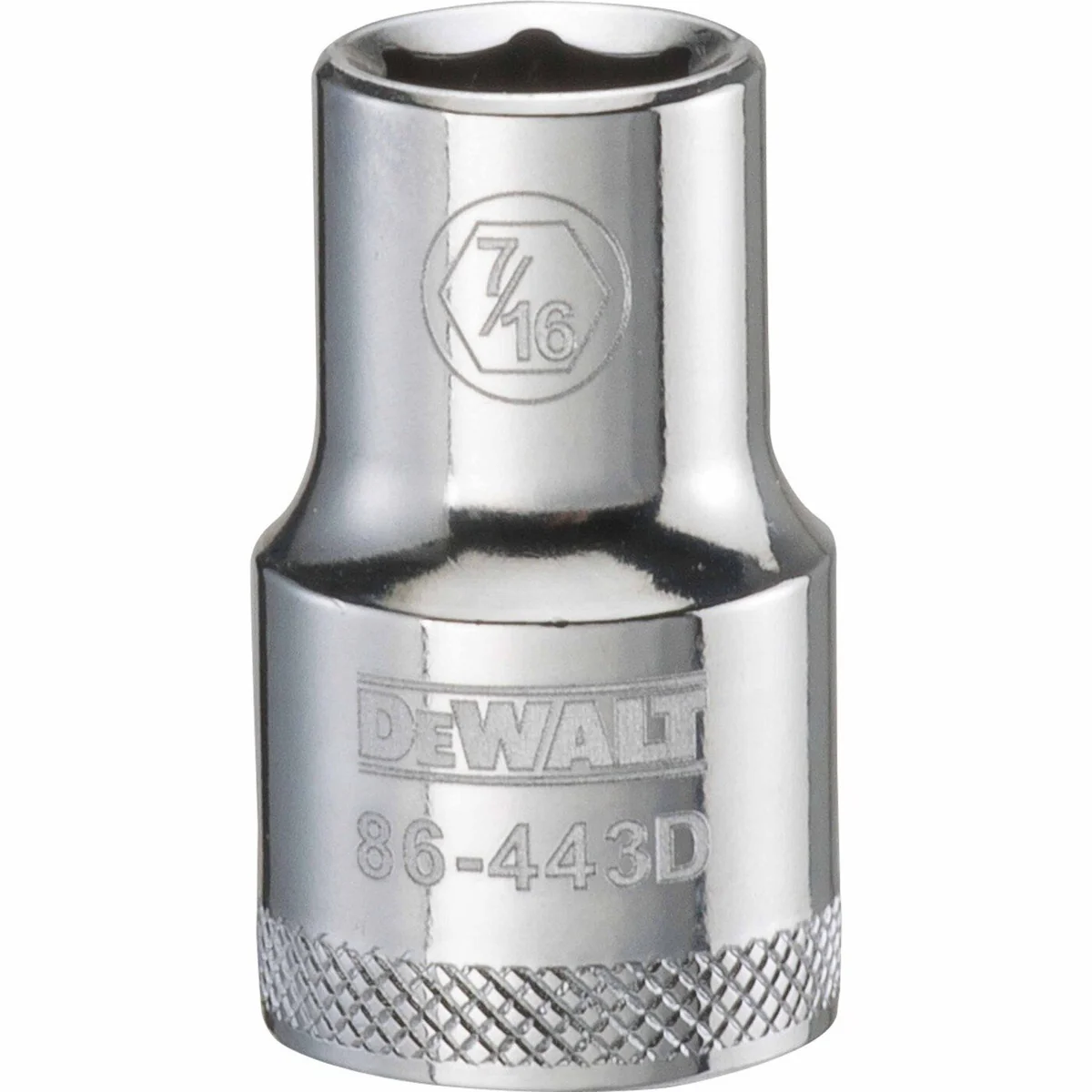 DEWALT 1/2-in. Drive 7/16-in. 6-Point Socket, SAE (DWMT86443OSP) - Image 1