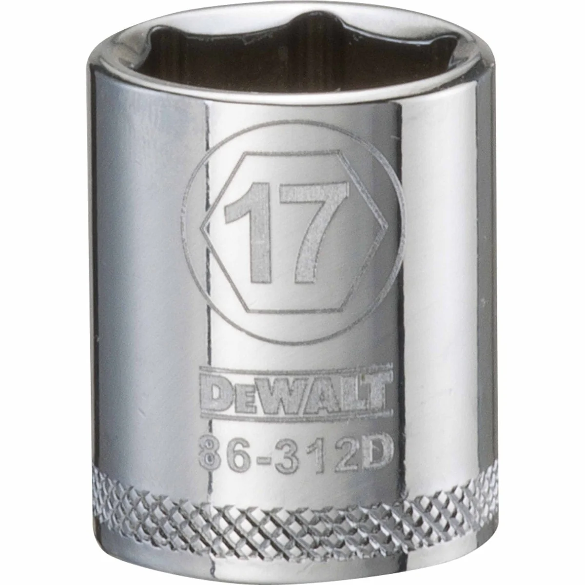 DEWALT 3/8 in. Drive 17 mm 6-Point Mechanics Socket (DWMT86312OSP)
