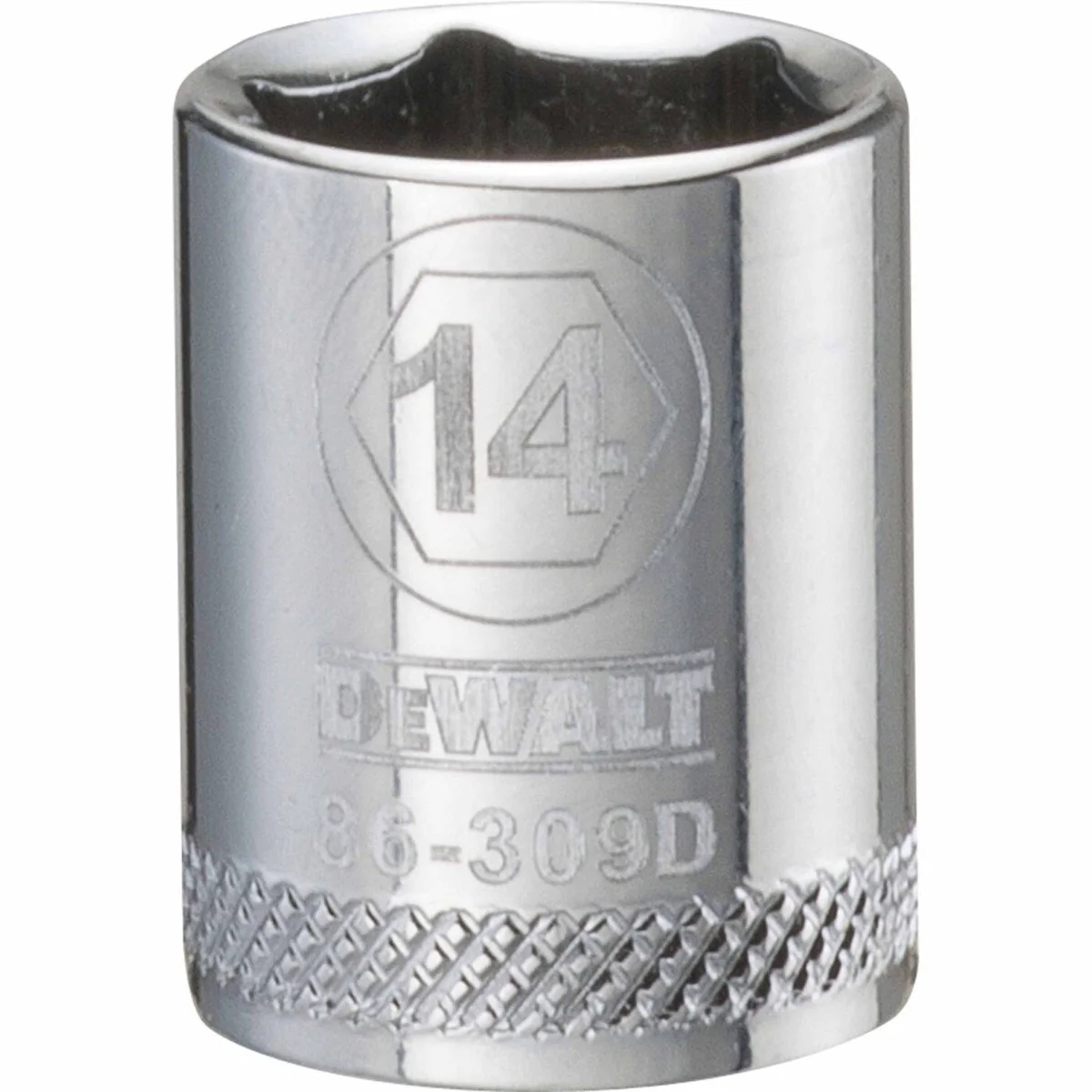 DEWALT 3/8-in. Drive 14 mm 6-Point Socket, Chrome Vanadium (DWMT86309OSP) - Image 1
