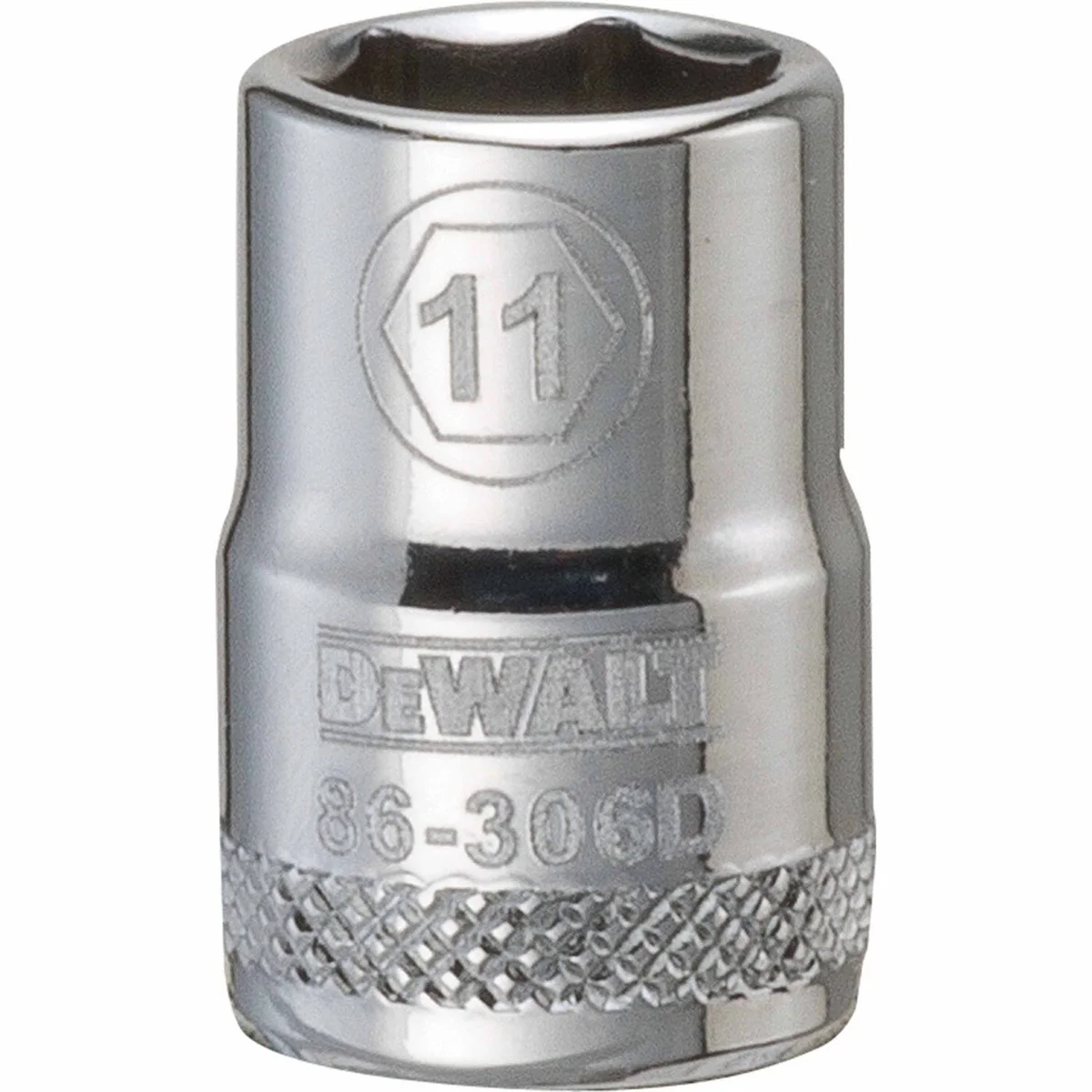 DEWALT 3/8-in. Drive 11 mm 6-Point Socket, Single Piece (DWMT86306OSP) - Image 1