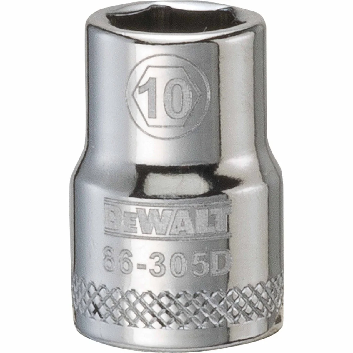 DEWALT 3/8-in. Drive 10 mm 6-Point Socket, 1-Piece (DWMT86305OSP) - Image 1