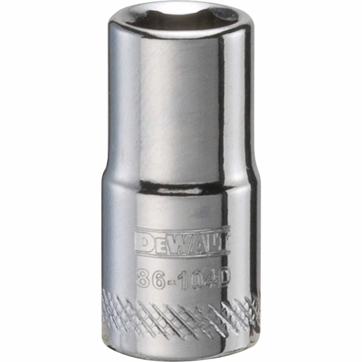 DEWALT 1/4 in. Drive 7 mm 6-Point Socket with Knurled Ring (DWMT86104OSP) - Image 1