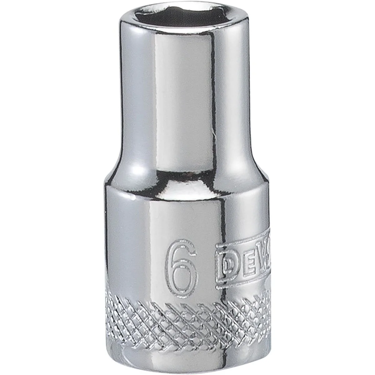 DEWALT 6 mm 1/4-in. Drive 6-Point Deep Impact Socket, Metric (DWMT86103OSP) - Image 1