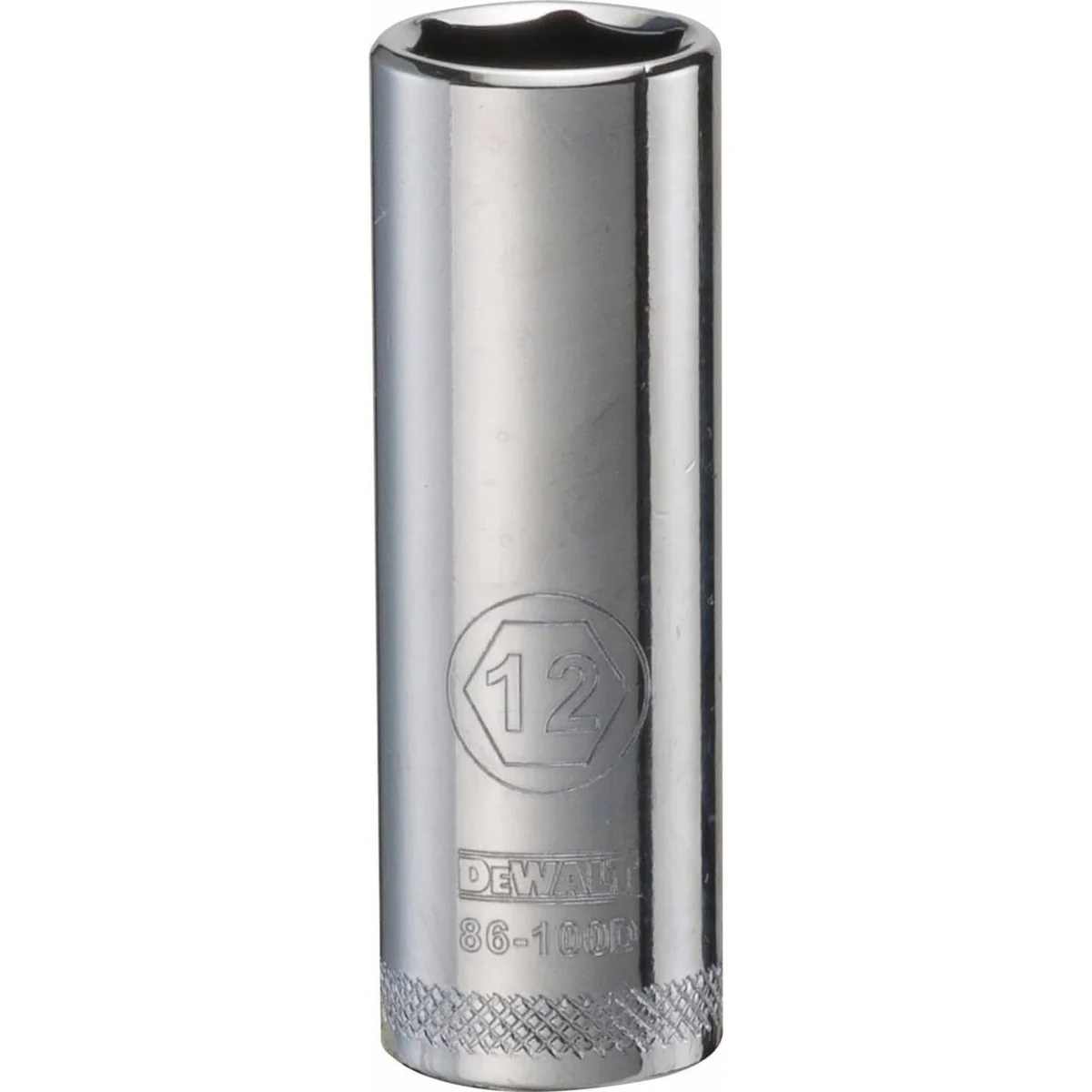 DEWALT 12 mm 1/4 in. Drive 6-Point Metric Deep Socket (DWMT86100OSP) - Image 1