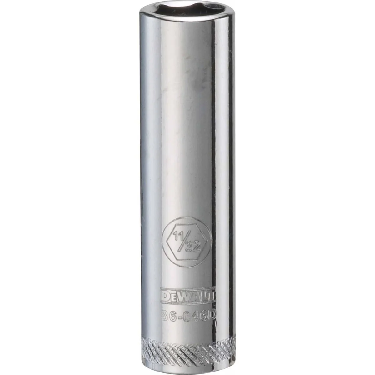 DEWALT 11/32-in. 1/4-in. Drive 6-Point Deep Socket, SAE Hand Tool (DWMT86046OSP) - Image 1