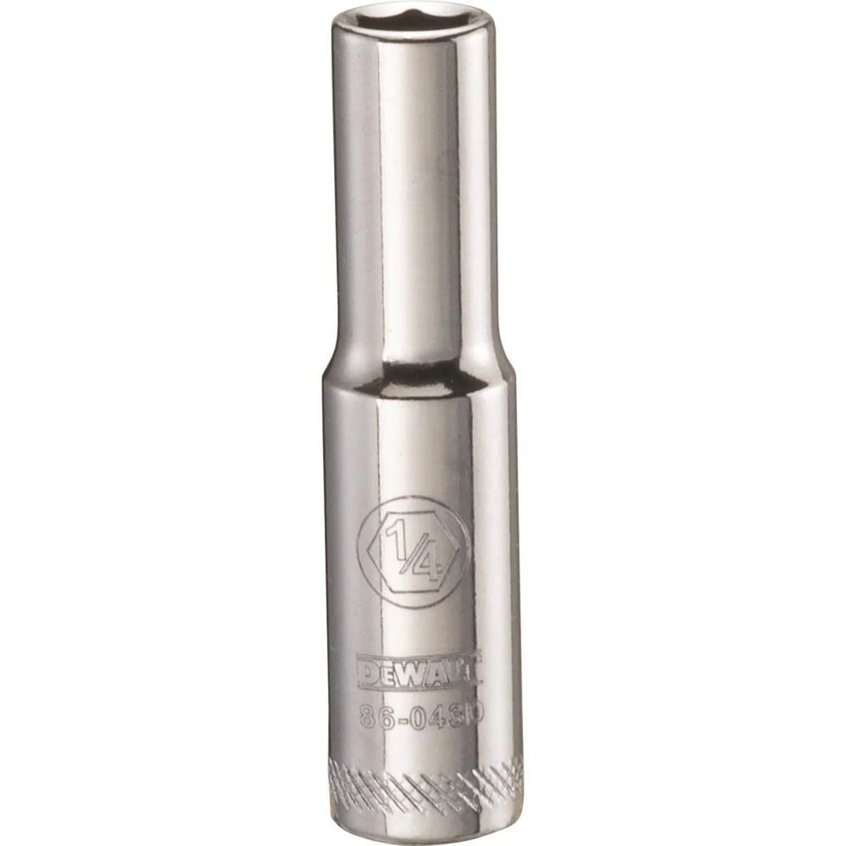 DEWALT 1/4-in. Drive 1/4-in. SAE 6-Point Deep Socket (DWMT86043OSP) - Image 1