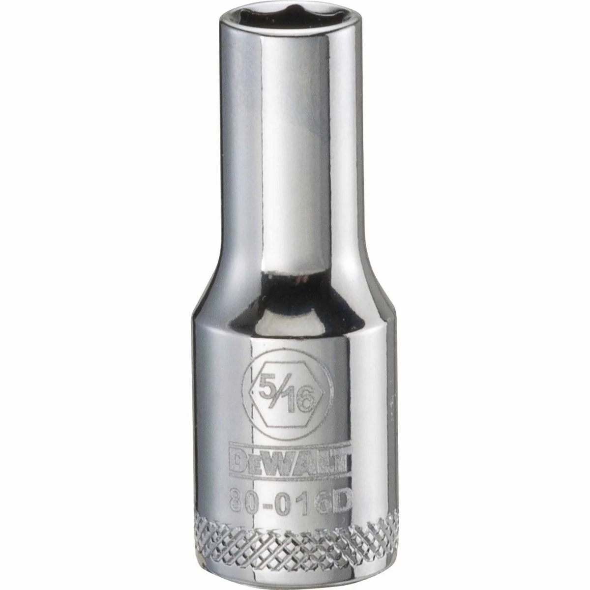 DEWALT 3/8-in. Drive 5/16-in. 6-Point Deep Socket, SAE (DWMT80016OSP) - Image 1