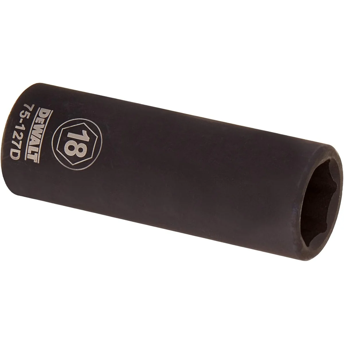 DEWALT 1/2-in. Drive 18 mm Deep Impact Socket, 6-Point (DWMT75127OSP) - Image 1